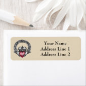 Irish Claddagh Address Label (Insitu)