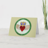 Irish Claddagh Card Karte (Vorderseite)