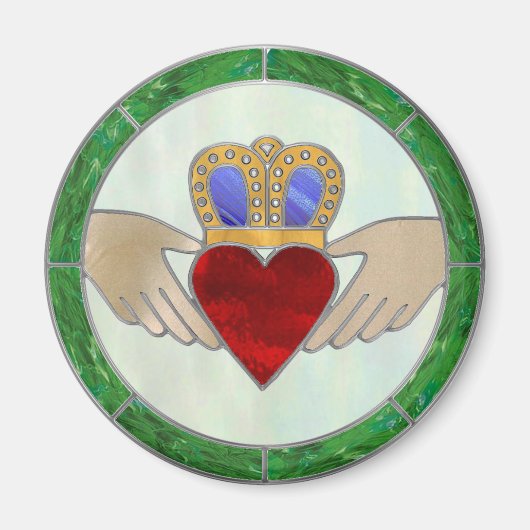 Irish Claddagh Magnet (Vorne)