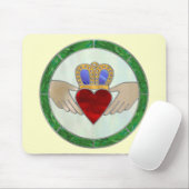Irish Claddagh Mousepad (Mit Mouse)