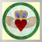 Irish Claddagh Poster (Vorne)