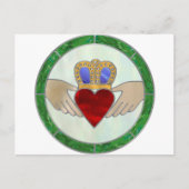 Irish Claddagh Postkarte (Vorderseite)