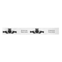 Irish Claddagh Ring Simple Black and White Wedding