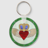 Irish Claddagh Schlüsselanhänger (Vorderseite)