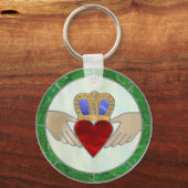 Irish Claddagh Schlüsselanhänger (Vorderseite)