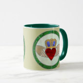 Irish Claddagh Tasse (VorderseiteRechts)
