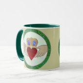Irish Claddagh Tasse (Vorderseite Links)