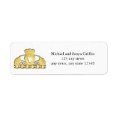 Irish Claddaugh Address Labels (Vorne)