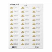 Irish Claddaugh Address Labels (Vorne)