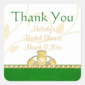 Irish Claddaugh Claddagh Danke, Stickers (Vorderseite)