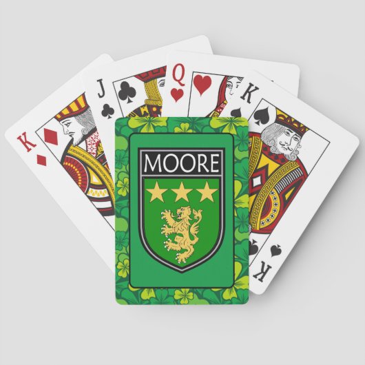Irish Clan Moore Spielkarten (Rückseite)