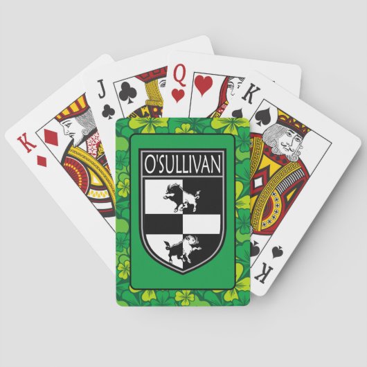 Irish Clan O'Sullivan Spielkarten (Rückseite)