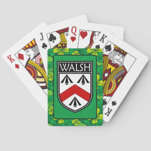 Irish Clan Walsh Spielkarten