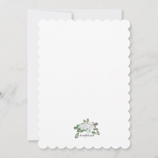 Irish Clock Einladung (Rückseite)