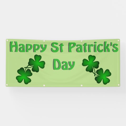 Irish Clover Banner (Horizontal)