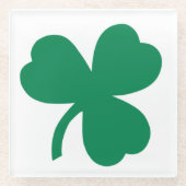 Irish Clover Glass Untersetzer (Vorderseite)