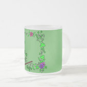 Irish Clover Green St. Patrick's Day Tasse Glass (VorderseiteRechts)