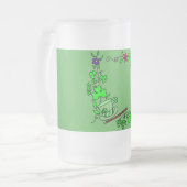Irish Clover Green St. Patrick's Day Tasse Glass (Vorderseite Links)