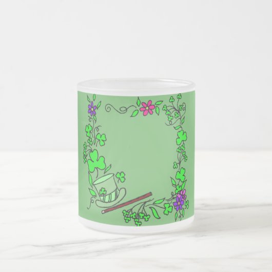Irish Clover Green St. Patrick's Day Tasse Glass (Mittel)