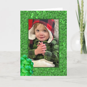 Irish Clover Happy Saint Patrick's Day Feiertagskarte