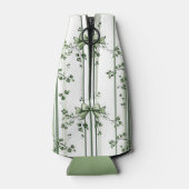 Irish Clover‑Inspired Botanical Design  Flaschenkühler (Rückseite)