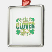 Irish Clover King Ornament Aus Metall (Links)