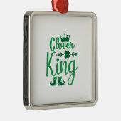 Irish Clover King Ornament Aus Metall (Rechts)
