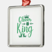 Irish Clover King Ornament Aus Metall (Links)