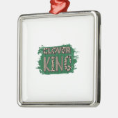 Irish Clover King Ornament Aus Metall (Links)