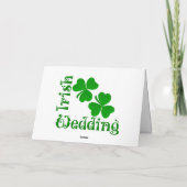 Irish Clover Kleeblatt Karte (Rückseite)