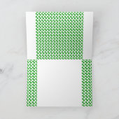 Irish Clover Kleeblatt Karte (Innenseite)