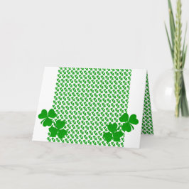 Irish Clover Kleeblatt Karte