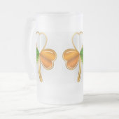 Irish Clover Mattierte Tasse (Vorderseite Links)