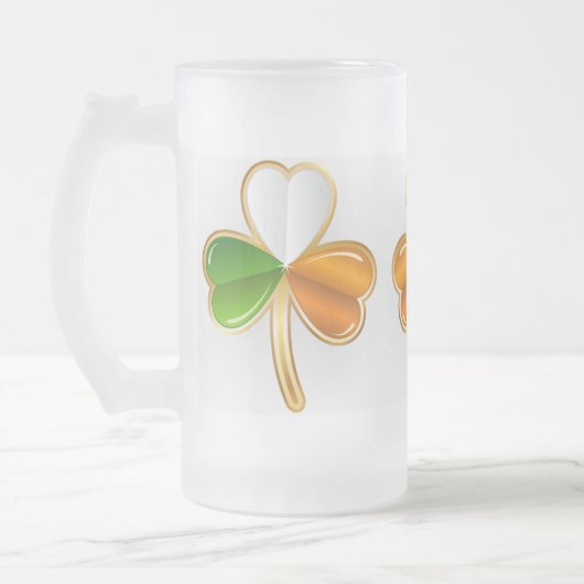 Irish Clover Mattierte Tasse (Links)