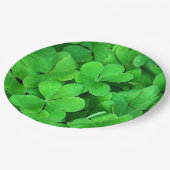 Irish Clover Pappteller (Schrägansicht)
