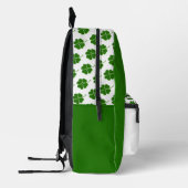 Irish Clover Pattern Backpack Bedruckter Rucksack (Links)
