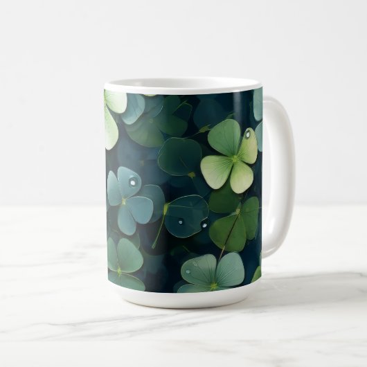 Irish Clover Spring Vibes Kaffeetasse (VorderseiteRechts)