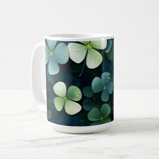 Irish Clover Spring Vibes Kaffeetasse (Vorderseite Links)