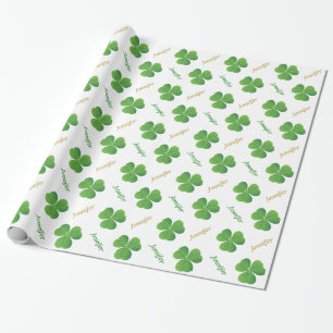 Irish Clover St. Patrick's Day Geschenkpapier