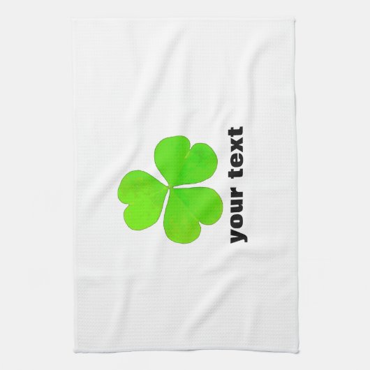 ~Irish Clover~ TOWEL, KÜMMERN SIE ES! Geschirrtuch (Vertikal)