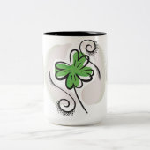 Irish Clover Zweifarbige Tasse (Mittel)