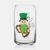 Irish Clovers Owl Green Dosenglas (Rückseite)