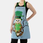 Irish Clovers Owl Green Schürze (InSitu)