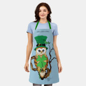Irish Clovers Owl Green Schürze (Getragen)