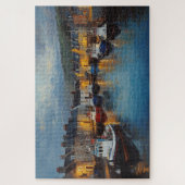 Irish Coastal Harbor Town Jigsaw Puzzle (Vertikal)