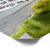 Irish Coastline Segen Gebet Poster (Ecke)