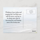 Irish Coastline Segen Gebet Postkarte (Rückseite)