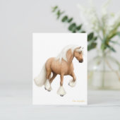 Irish Cob Horse Postcard Postkarte (Stehend Vorderseite)