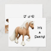 Irish Cob Party Einladung (Vorne/Hinten)