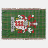 Irish Cochlan oder McCoughlan Coat of Arms Family Decke (Vorderseite)